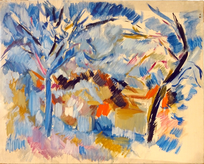 Jacques Mandelbrojt, Arbres à Aurons, 1954. Courtesy artiste.