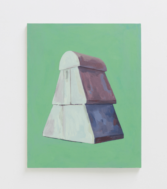 Nelly Monnier, La Roche-Rigault, 2018, huile sur toile, 81 x 65 cm