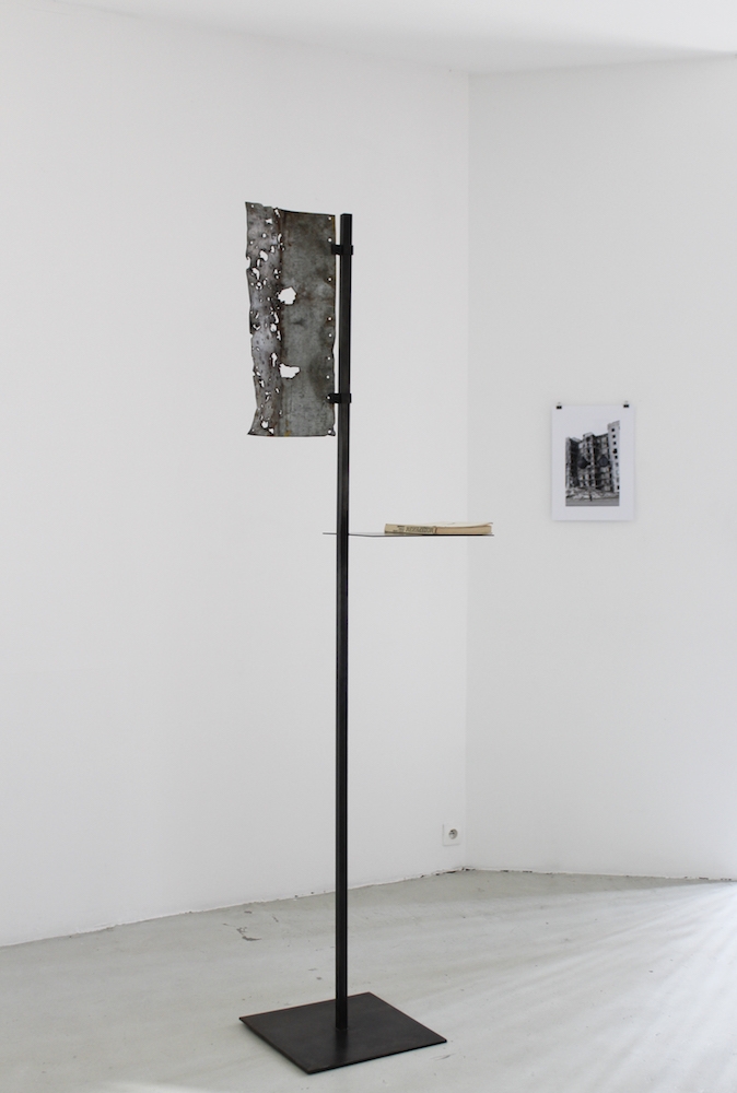Babi Badalov & Nikita Kadan, vue de l'exposition, 2018. Courtoisie : Galerie Jérôme Poggi, Paris