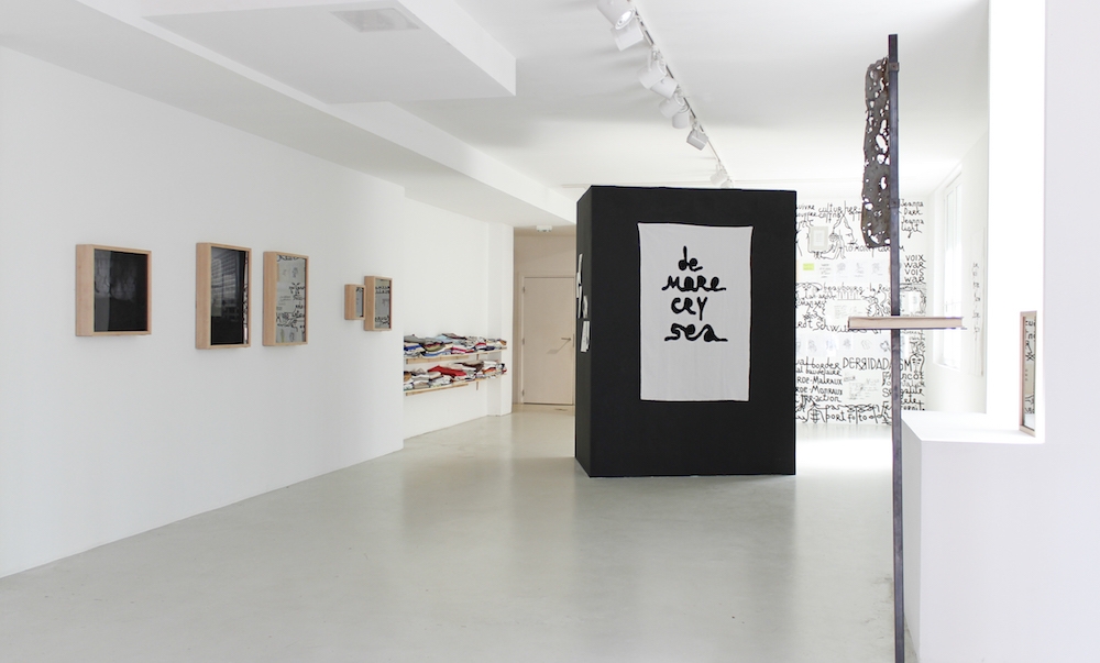 Babi Badalov & Nikita Kadan, vue de l'exposition, 2018. Courtoisie : Galerie Jérôme Poggi, Paris
