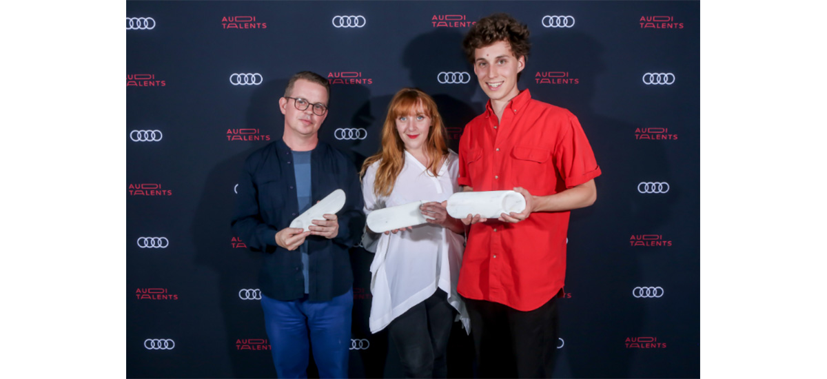 Marielle Chabal, Grégory Chatonsky et Léonard Martin, lauréats Audi talents 2018