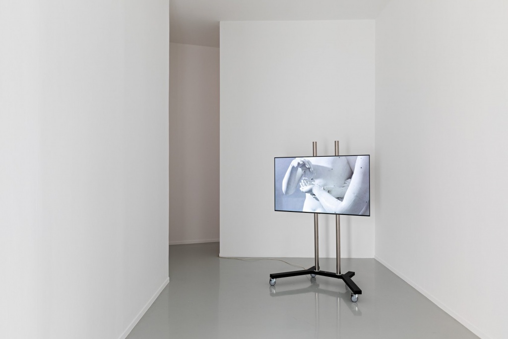 Martin Beck, "Antonio Canova, Amor and Psyche, plaster model, late 18th century, Gipsoteca Museo Canova, Possagno, Italy, 2017" Courtesy Martin Beck & 47 Canal, New York / Photo : Fred Dott. Vue d'exposition "Martin Beck. Dans un second temps" au 49 Nord 6 Est - Frac Lorraine, Metz 06 juillet - 21 octobre 2018 - Photo: Fred Dott