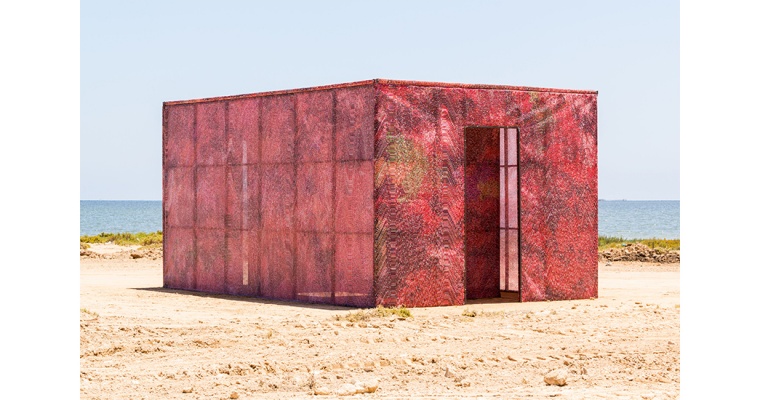 Mathieu Merlet Briand, #Red Screen Temple, Kerkennah01 Tunisie