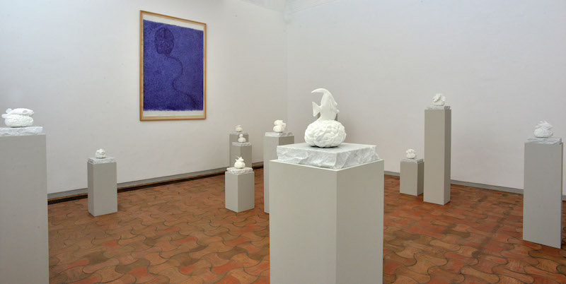 Vues de l'exposition « Ma nation: l'imagination » de Jan Fabre à la Fondation Maeght. © Angelos bvba / Jan Fabre / Adagp Paris 2018. Photos Roland Michaud / Archives Fondation Maeght.