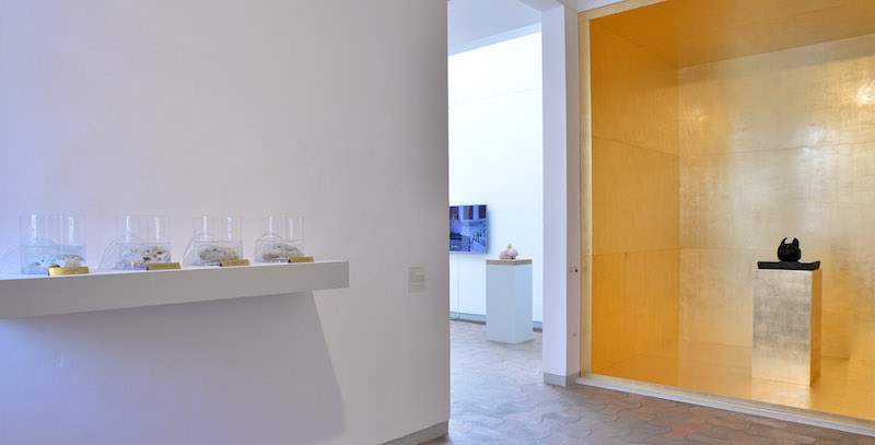 Vues de l'exposition « Ma nation: l'imagination » de Jan Fabre à la Fondation Maeght. © Angelos bvba / Jan Fabre / Adagp Paris 2018. Photos Roland Michaud / Archives Fondation Maeght.