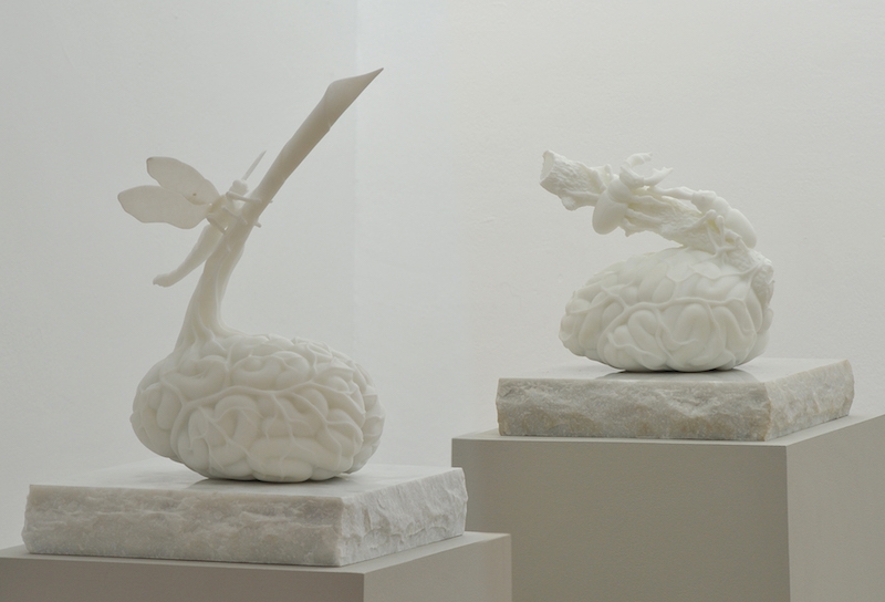 Vues de l'exposition « Ma nation: l'imagination » de Jan Fabre à la Fondation Maeght. © Angelos bvba / Jan Fabre / Adagp Paris 2018. Photos Roland Michaud / Archives Fondation Maeght.