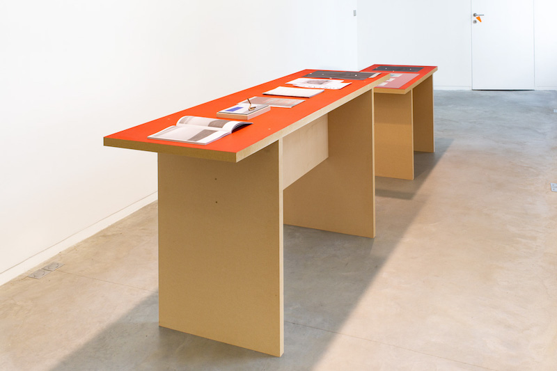 Vue d'exposition / Publication Copies, Théophile's Paper, Galerie Eric Mouchet Paris Photo © Margot Montigy