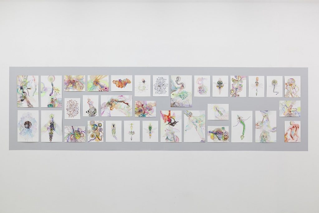 Wang Haiyang, Sex series, watercolor on paper, vu de l’Exposition Ravage