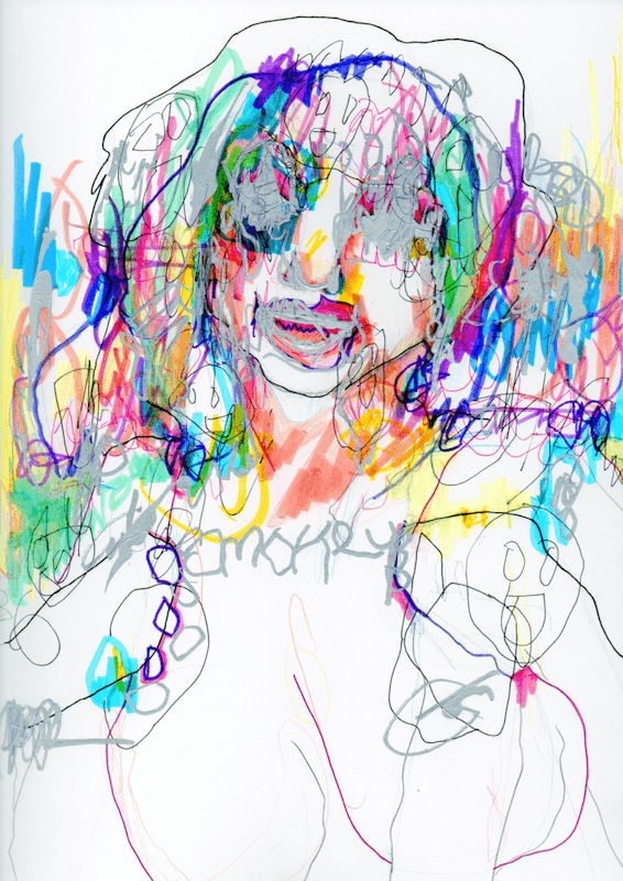 smoKEY, edition of 1/1, Mixed medias on 270 gsm paper, ≈ 9 x 12 inches, EUR 420, Parkeddomaingirltombstone.net/shop.html, 2018