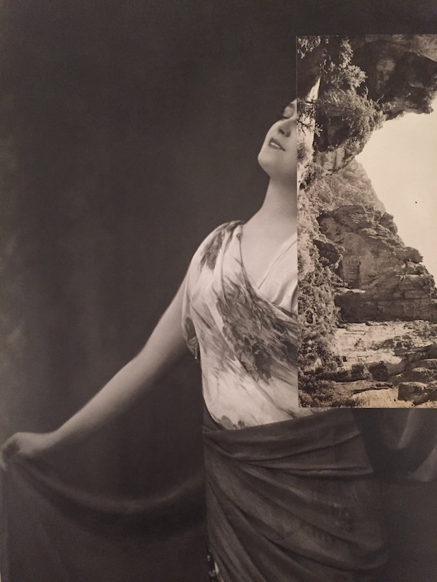 Guillaume Pelloux, Untitled, 2017 - Série Hidden Faces. Collage sur papier.
