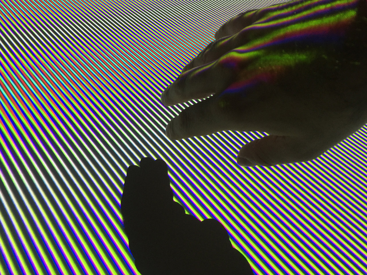 Tomek Jarolim, Continuum, 2017. Installation générative et contemplative (programme dédié, ordinateurs, vidéoprojecteurs), dimensions variables. Courtesy artiste.