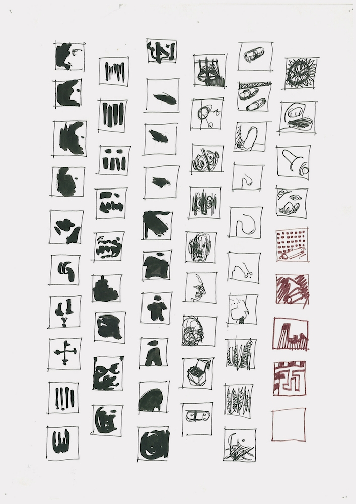 Sépànd Danesh, Encyclopédie de l’imagination, #0079, depuis 2004. Dessins à main levée sur feuille A4. Courtesy artiste et Backslash.