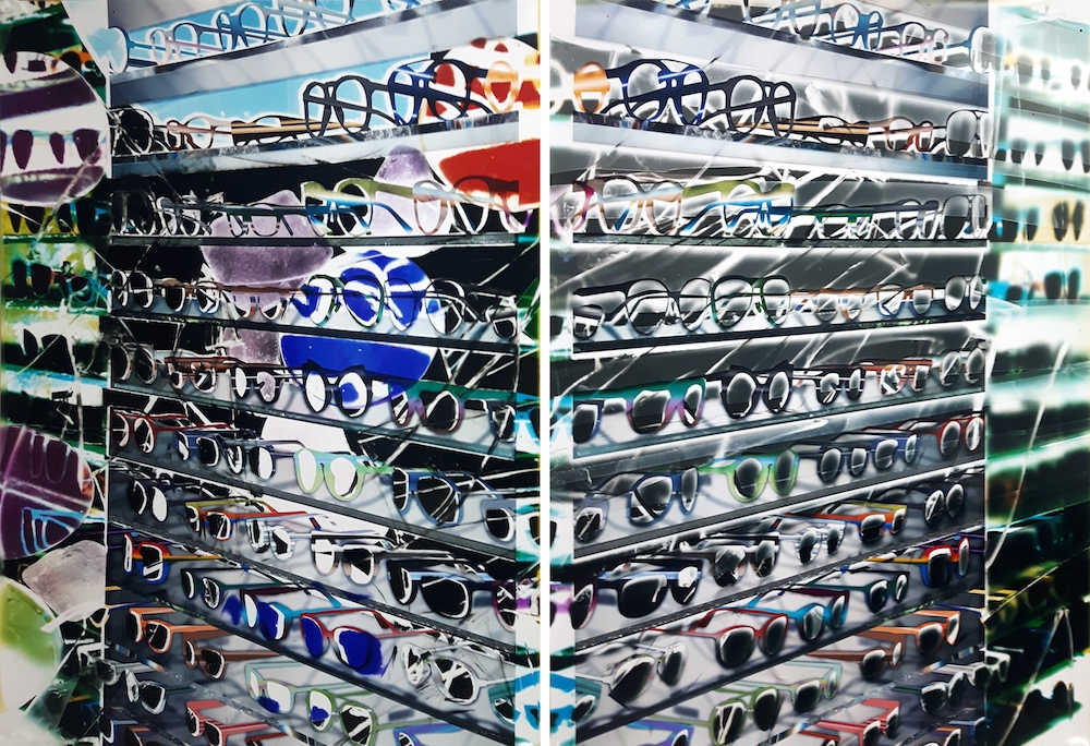 Baptiste Rabichon, Lunettier, 2018. Epreuves chromogènes unique, 127 x 90 (x2) ©Baptiste Rabichon, courtesy Galerie Paris-Beijing