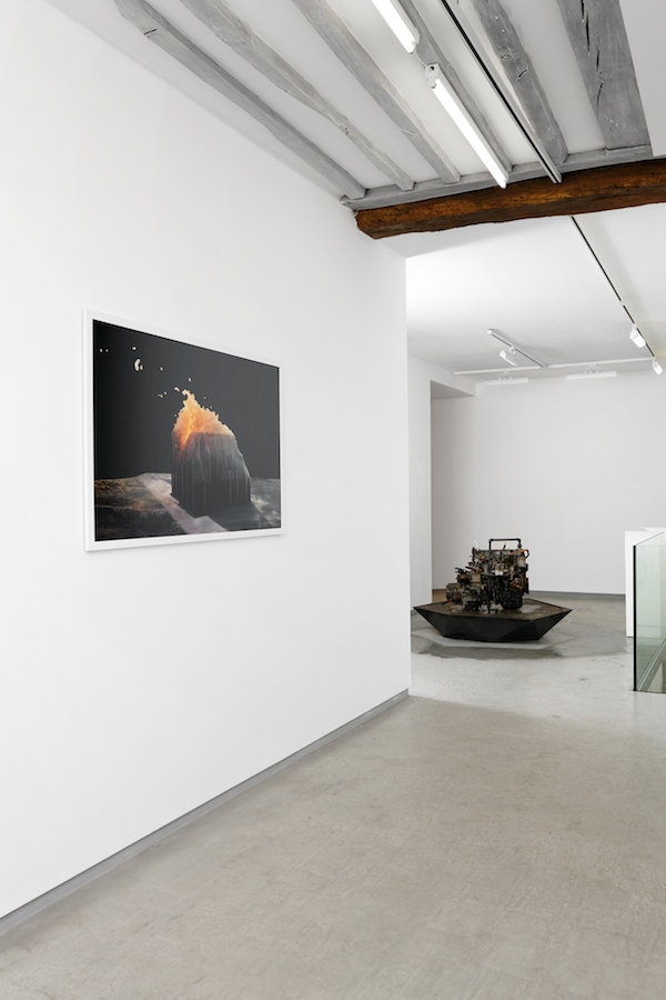 Vue d'exposition Nelson Pernisco, Si par parking vous comprenez jardin Photo Galerie Bertrand Grimont Paris