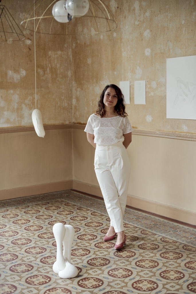 Vue d'exposition Galatée, corps ductile de Delphine Mogarra Photo © Anthony Lanneretonne pour Circa