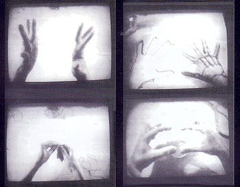 Geta Bratescu, The hands, for my eye, the hand of my body reconstitutes my portrait, 1977 Collection 49 Nord 6 Est - Frac Lorraine, Metz (FR) © Geta Bratescu