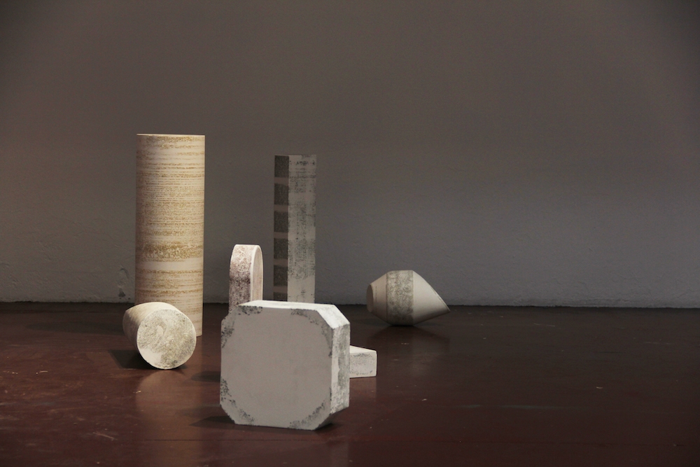 Linda Sanchez & baptiste croze, Les Sourdines, 2018, sculptures, dimensions variables, Courtesy des artistes et de la Galerie Papillon