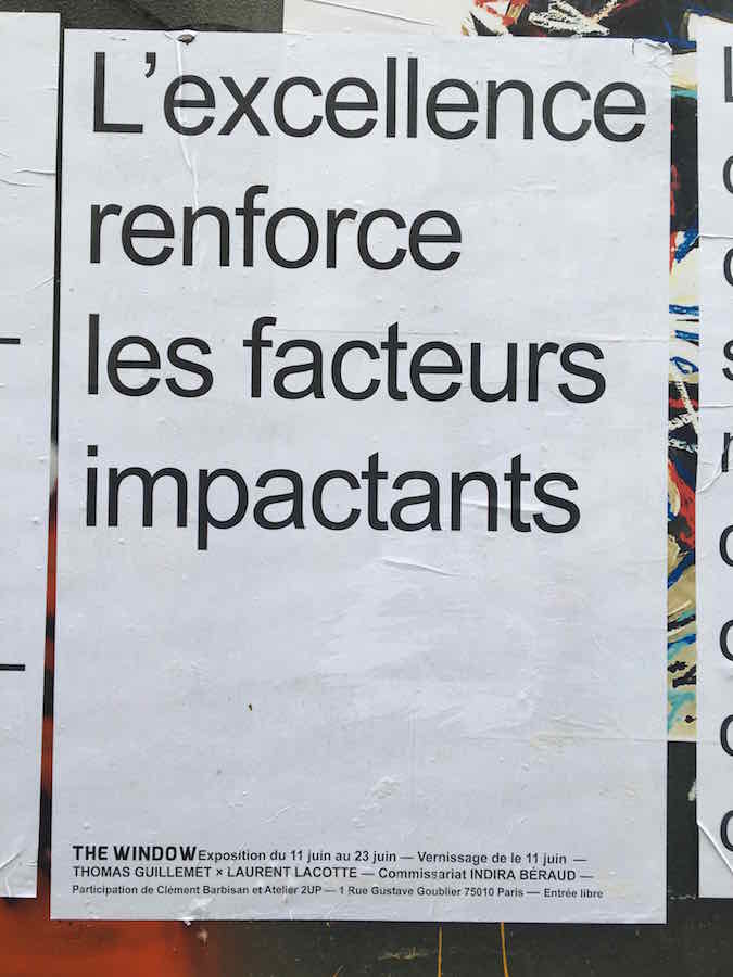 Thomas Guillemet et Laurent Lacotte, « IL EST URGENT QUE LE PRO_GRÈS PRO_GRAMME » Photo Point contemporain