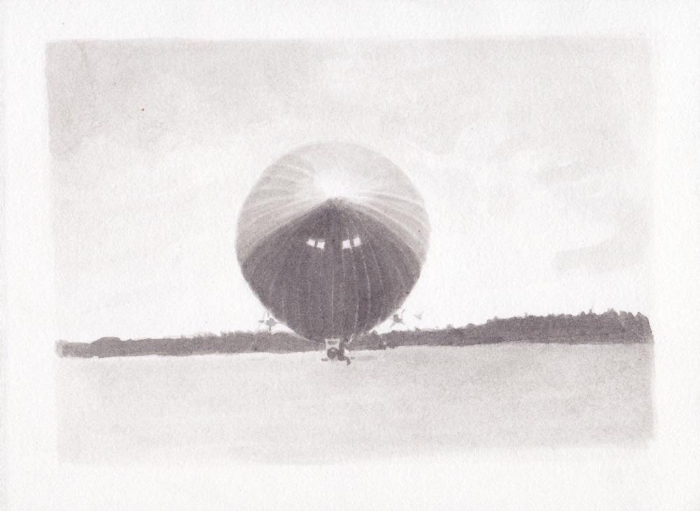 Romain Trinquand, Babouni, dessin, lavis, encre de ChineExposition « Allée des Sphinx » avec Julien Deprez, Vanina Langer, Romain Trinquand, Claire Vaudey jusqu’au 25 Août 2019 au Louxor Paris