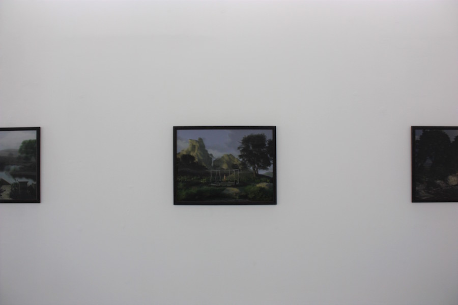 Vue d'exposition Les Trois Grâces et autres récit de Lucas Seguy à galerie RDV, Nantes