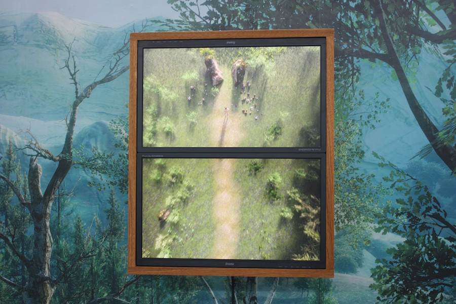 Vue d'exposition Les Trois Grâces et autres récit de Lucas Seguy à galerie RDV, Nantes