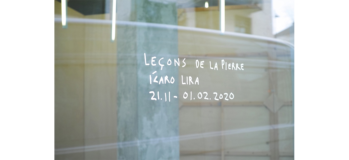 Ícaro Lira, leçons de la pierre