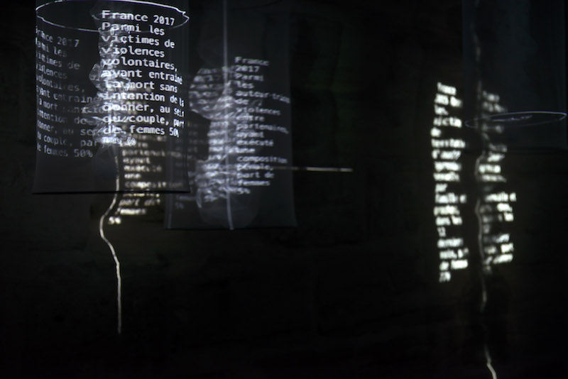 Collectif Iakeri (A.Guerlot-Kourouklis, J.Royo-Letelier, A.Wilhelm), Murs invisibles
détail, 2018-2019, crédit photo Catherine Brossais