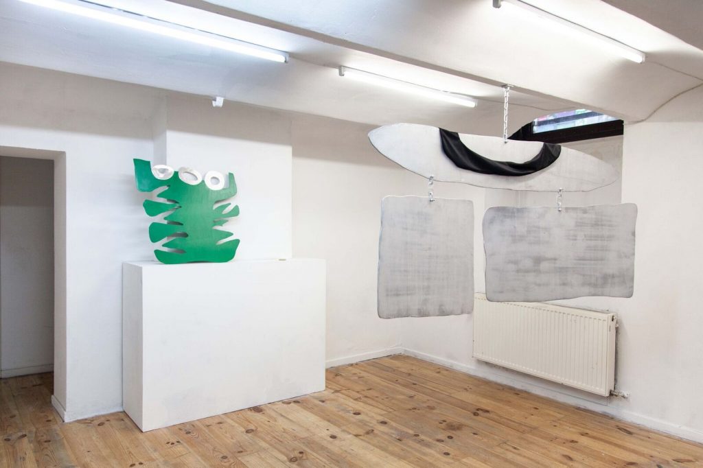 Vue d'exposition "Former la langue" de Jordan Madlon COHERENT Bruxelles Photo Alice Pallot