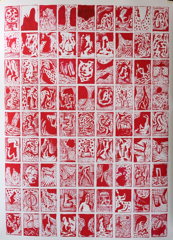 Justin Delareux, Sans titre, 2015 Digigraphie 107 x 67 cm Unique