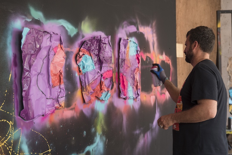 RESO, atelier, Jardin rouge, Avril 2019