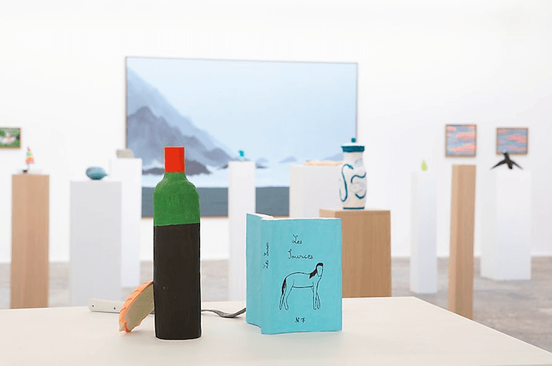 Vue de l'exposition "Les Sources" de Nicolas & Jean Jullien du 20 février au 28 mars 2020 galerie Slika, Lyon photo Ghislain Mirat