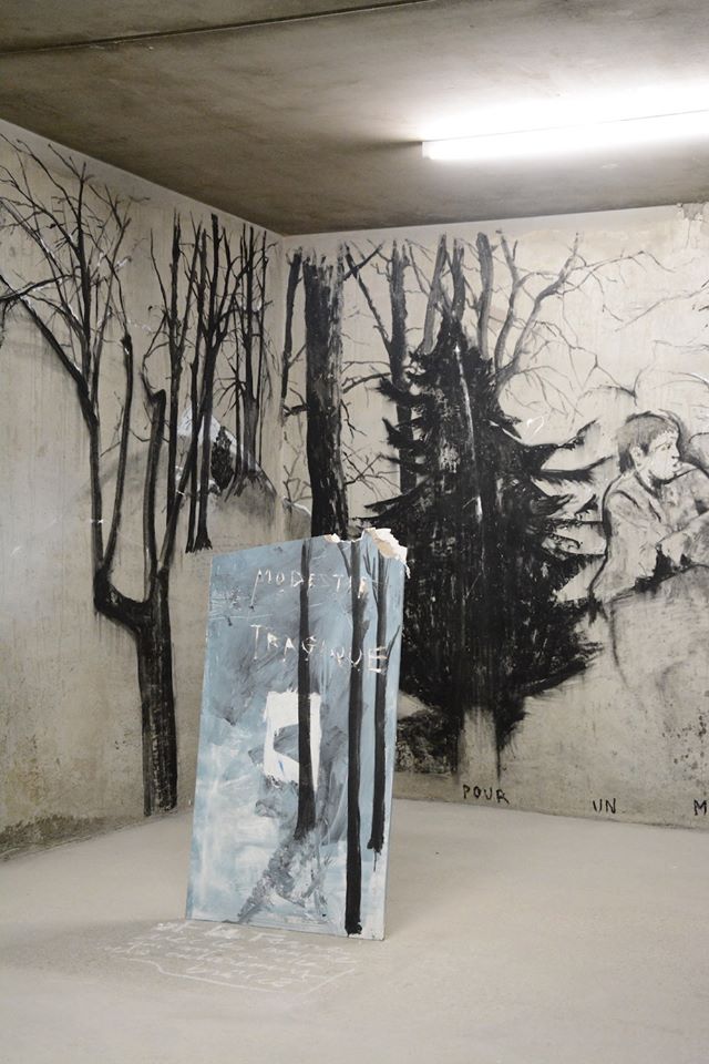 Vue d'exposition La Terre entière pour tombeau de Gabriel Folli jusqu'au 21 février 2020 Le Box Toulouse