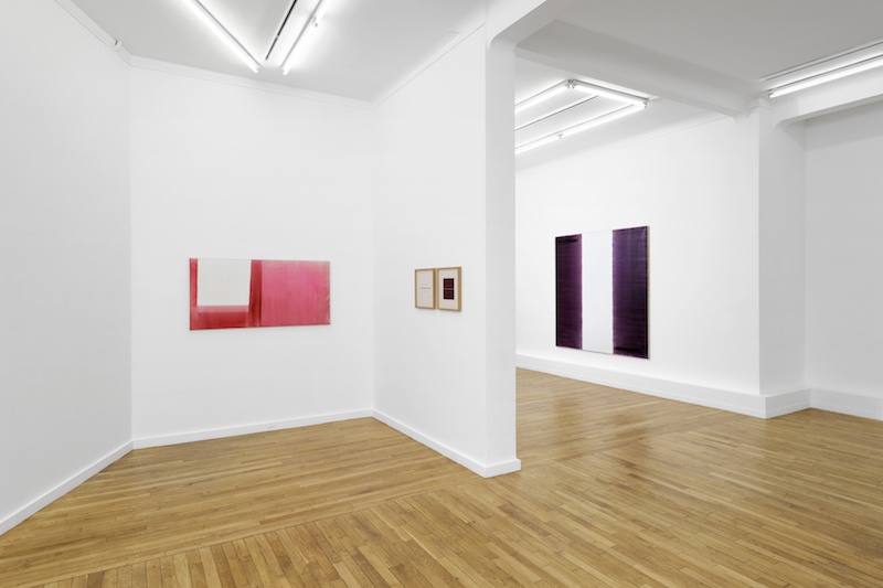 Vue de l'exposition Marc Devade présentée par la galerie Ceysson & Bénétière Paris du 6 février au 14 mars 2020 Photo Aurélien Mole