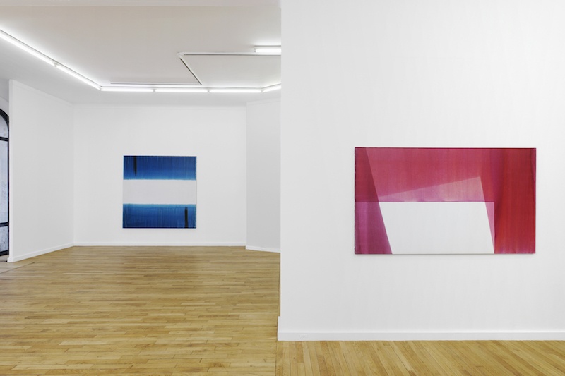 Vue de l'exposition Marc Devade présentée par la galerie Ceysson & Bénétière Paris du 6 février au 14 mars 2020 Photo Aurélien Mole