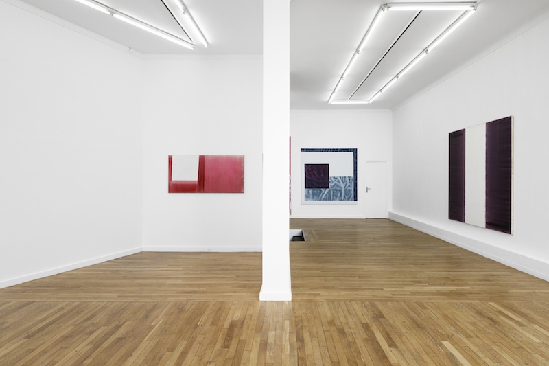 Vue de l'exposition Marc Devade présentée par la galerie Ceysson & Bénétière Paris du 6 février au 14 mars 2020 Photo Aurélien Mole