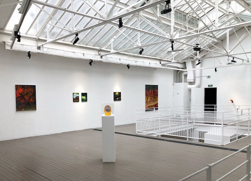 Vue d'exposition Edouard Wolton, Ultima Thulé Courtesy artiste et Galerie Les filles du calvaire