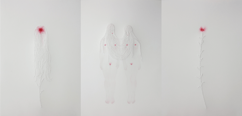 Marielle Degioanni, Inner, fire jonction, amour et violence III, 2019