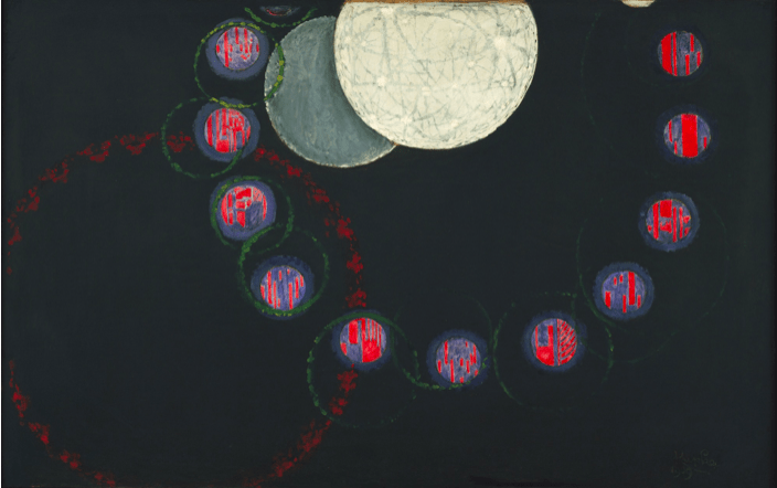František Kupka, The First Step 1910-13? (dated on painting 1909) © 2019 Artists Rights Society (ARS), New York / ADAGP, Paris