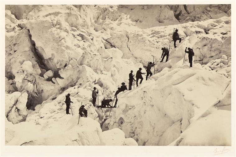 Frères Bisson, Savoie - passage à l’échelle horizontale, 1862. Collection Musée Cantini, Marseille. © Ville de Marseille, Dist. RMN-Grand Palais / image des musées de la ville de Marseille.