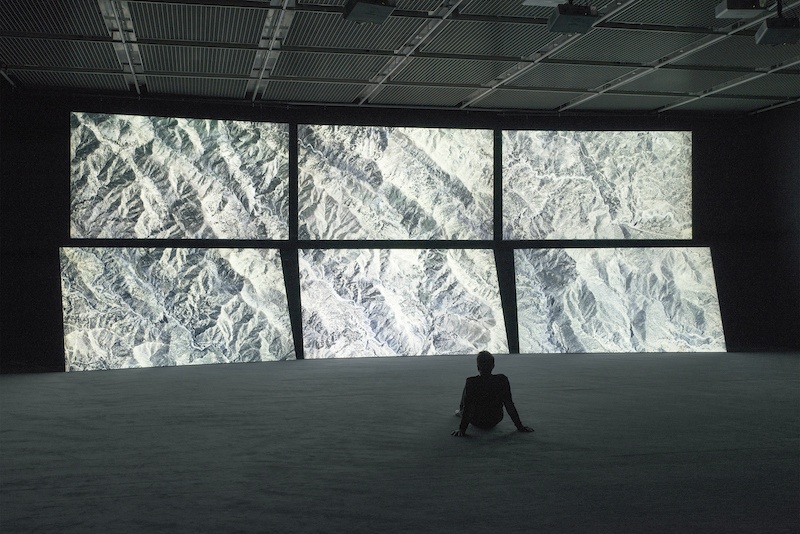 Martin Le Chevallier, Le faux bourdon, installation vidéo (9’40’’), 2016.