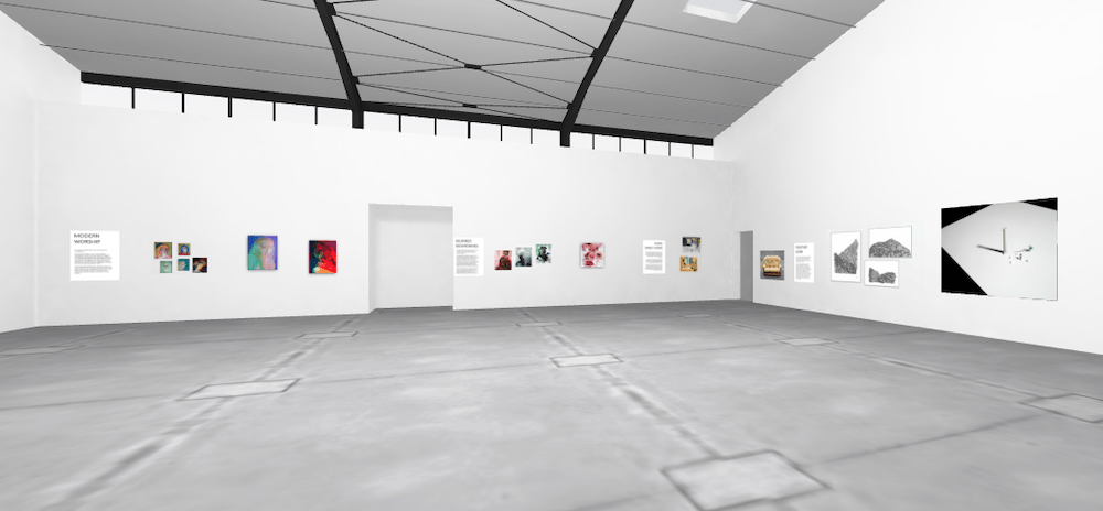 Vue de l'exposition virtuelle WHO IS HERE?