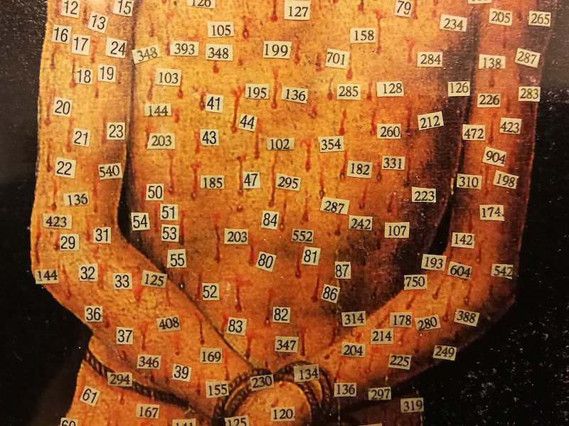 Mirsad, Jazic, J-C, collage, détail, 2005