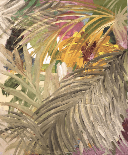 Duda Moraes, Série Tropical 5. Huile sur toile 38 x 46 cm
