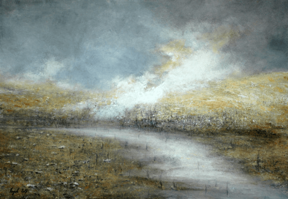 Pierre Vogel, 2017. Huile sur toile, 70 x 100 cm