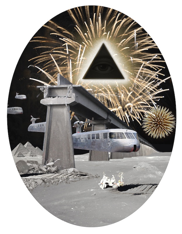 Tony Regazzoni,The Lost Opera (Aérotrain), 2014 Impression sur Dibond® 75 x 50 cm © Tony Regazzoni - ADAGP, 2014