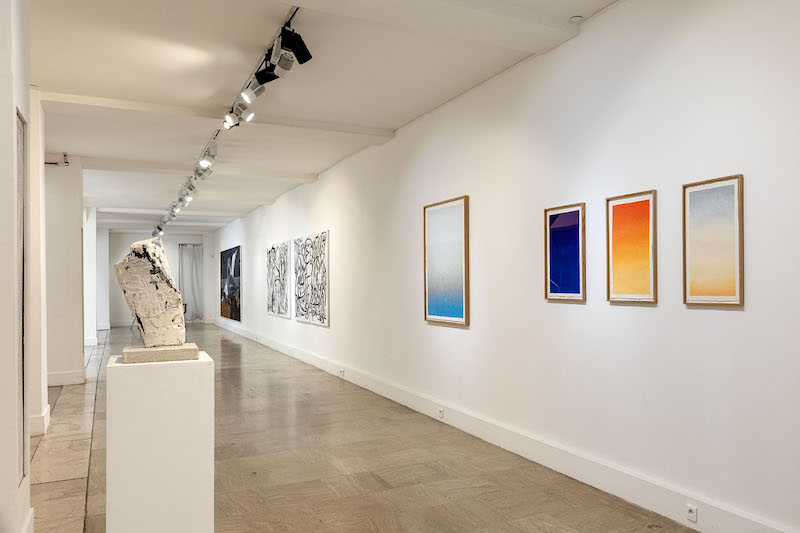 Vue de l'exposition So close jusqu'au 08 juillet 2020 Galerie Guido Romero Pierini - Michael Timsit Paris