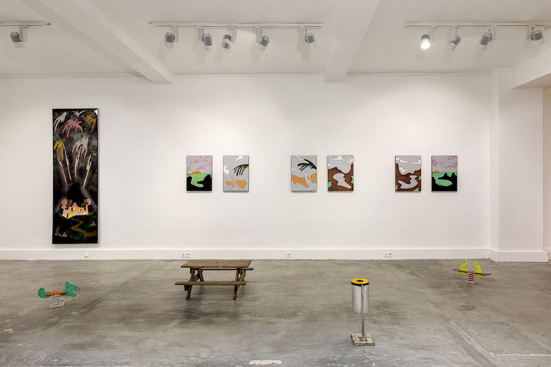 Vue de l'exposition So close jusqu'au 08 juillet 2020 Galerie Guido Romero Pierini - Michael Timsit Paris