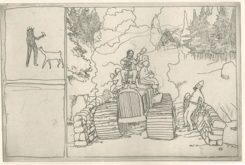 Frédéric Coché, Brünnhilde, planche n° 51, 1/5, 27 x 38 cm