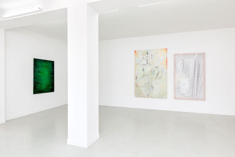Vue de l'exposition Mathilde Ganancia, Onces-sur-Joult Du 12 septembre au 25 octobre 2020 courtesy de l’artiste et Les Bains-Douches Crédit photo Romain Darnaud