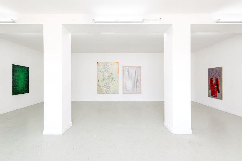 Vue de l'exposition Mathilde Ganancia, Onces-sur-Joult Du 12 septembre au 25 octobre 2020 courtesy de l’artiste et Les Bains-Douches Crédit photo Romain Darnaud